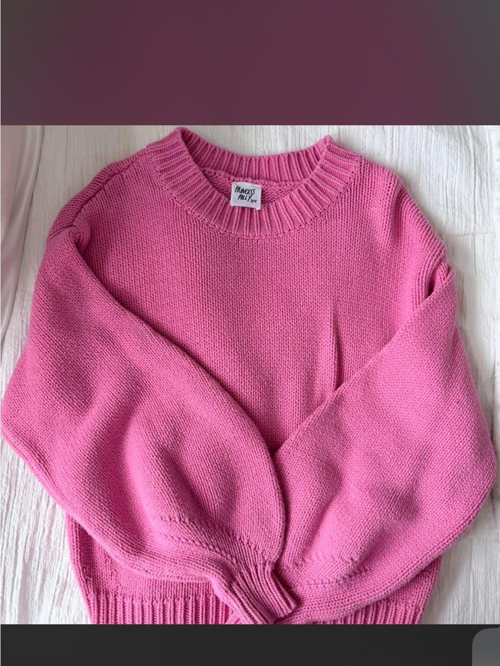 Hot Pink Crewneck Sweater